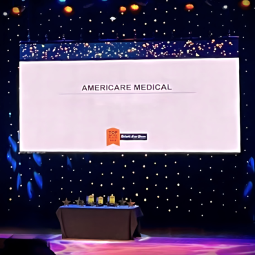 AmeriCare Medical announced as winner of the 2023 Top Workplace Award presented by the Detroit Free Press.
