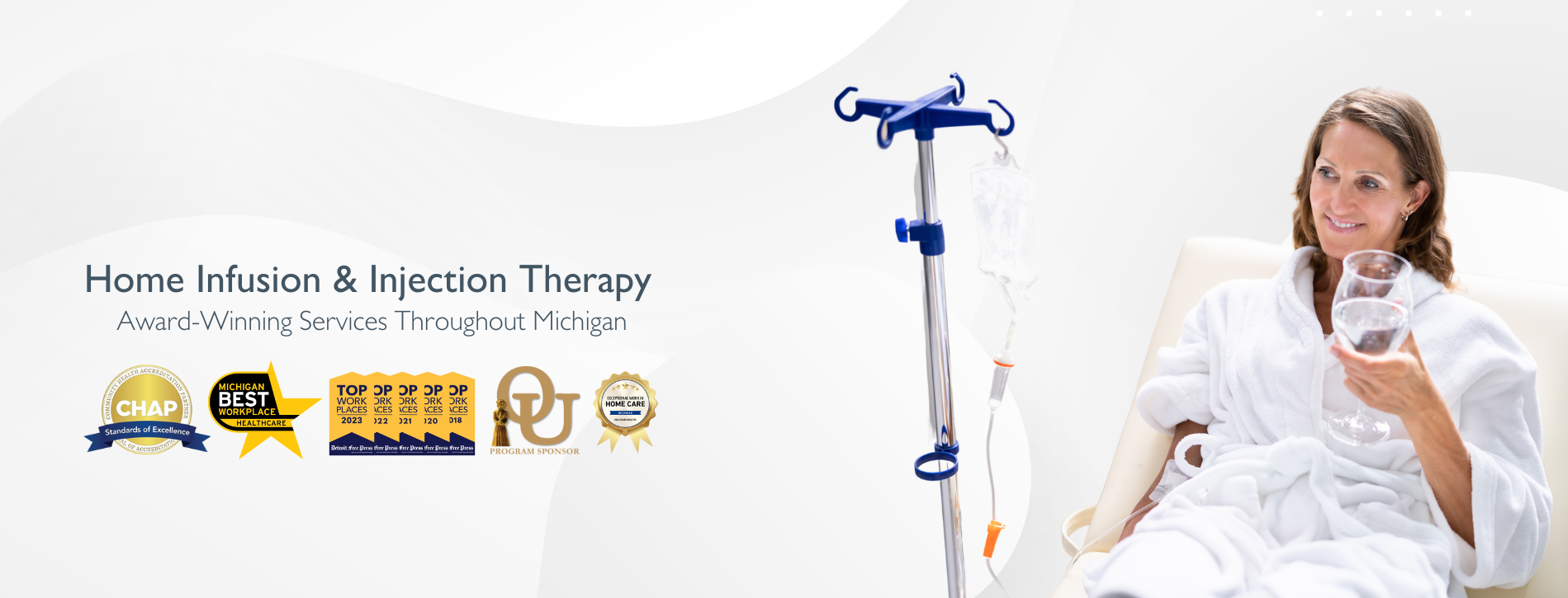 Metro Detroit's Top Choice for Home Infusion & Injection Therapy Services.